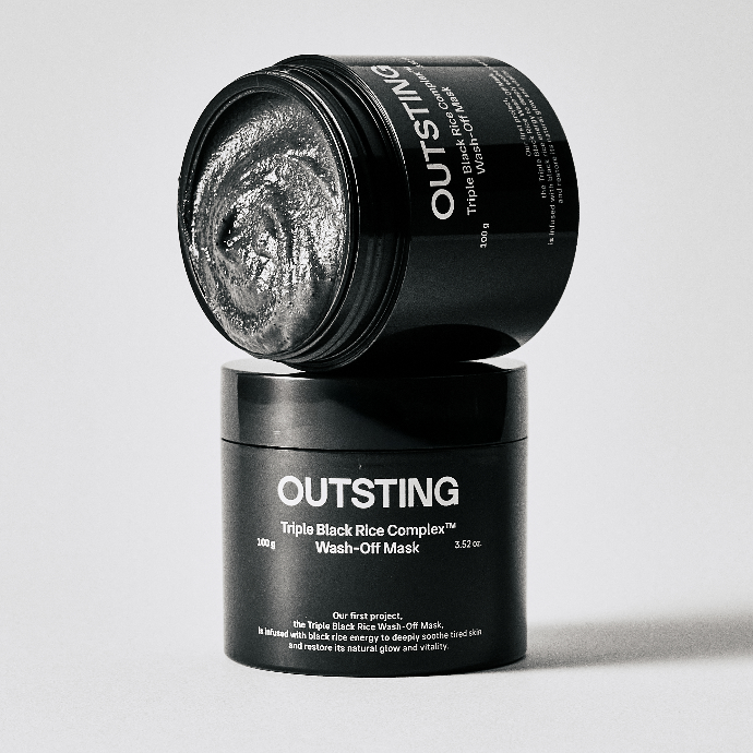 아웃스팅 3가지 흑미 성분이 가득 담긴 워시오프 마스크팩 릴스 체험단 모집