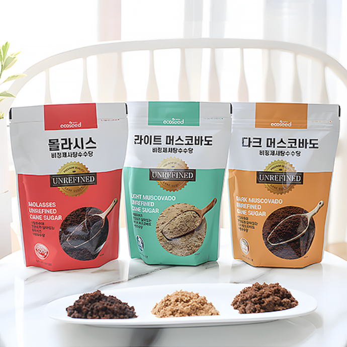 미네랄과 당밀이 가득 모리셔스 비정제 사탕수수당