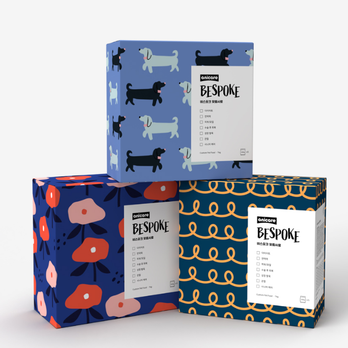 애니케어 비스포크 맞춤사료 (강아지사료, 화식형, 가수분해, 발효, 배변, 알러지, 알로페시아)