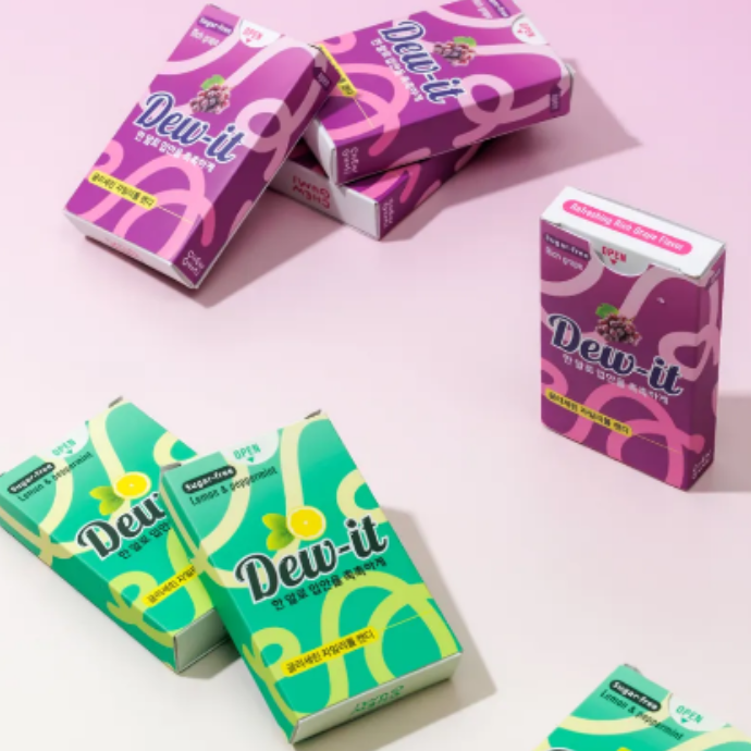 촉촉한 핀란드산 자일리톨 캔디 듀잇 Dew-it 2종 후기 틱톡 캠페인