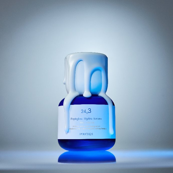 배우 하지원이 직접 만든 브랜드, 파우치24 [넘버 3 펩티글로우 하이드라 세럼]
