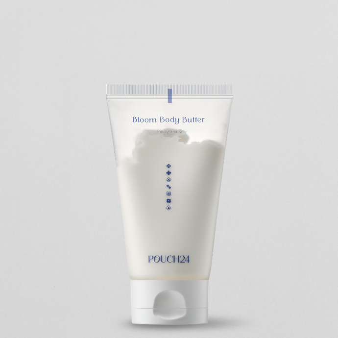 배우 하지원이 직접 만든 브랜드, 파우치24의 신제품 [블룸 바디 버터]