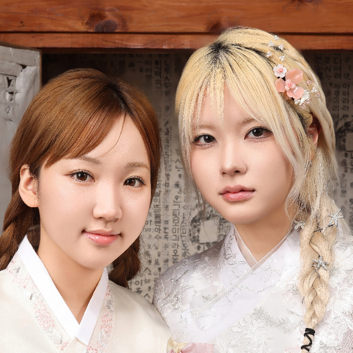 일본인에 한함/ 민속촌을 통째로 옮겨놓은 듯한 고퀄리티의 한옥 세트장에서 한복 사진촬영