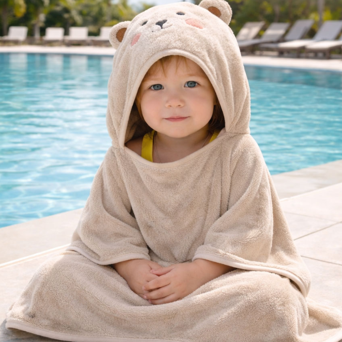 보드라미 아기 비치가운 목욕가운