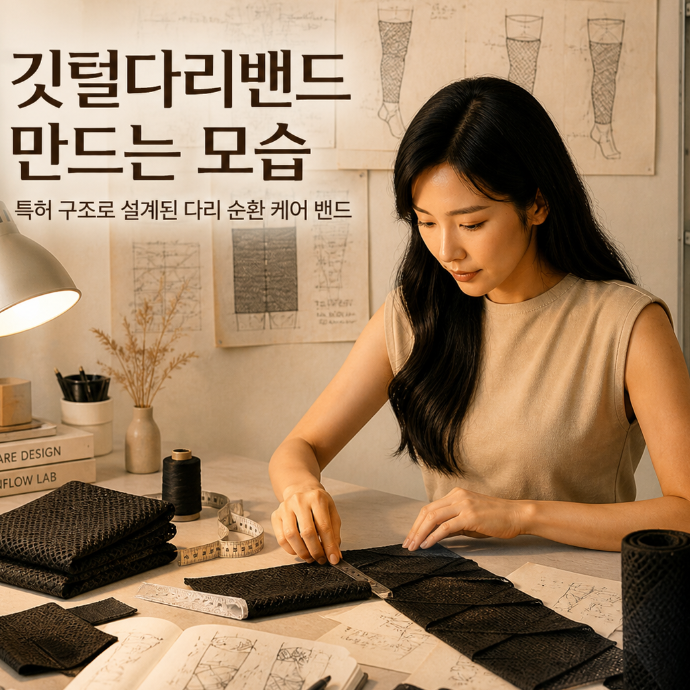 텐플로우 깃털다리밴드 체험단