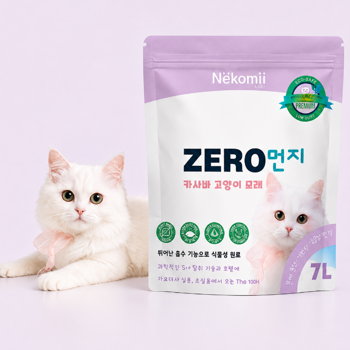포름알데히드 불검출! 강력 응고 고양이 모래 [네코미 ZERO] 구매평단 모집