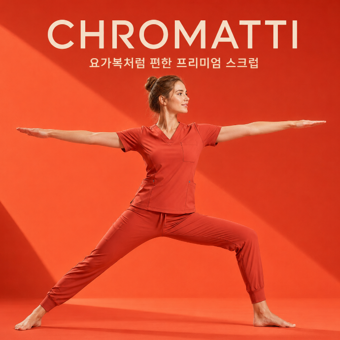 끄로마띠(CHROMATTI) 요가복처럼 편한 프리미엄 스크럽 착용 리뷰 캠페인 (릴스·쇼츠)