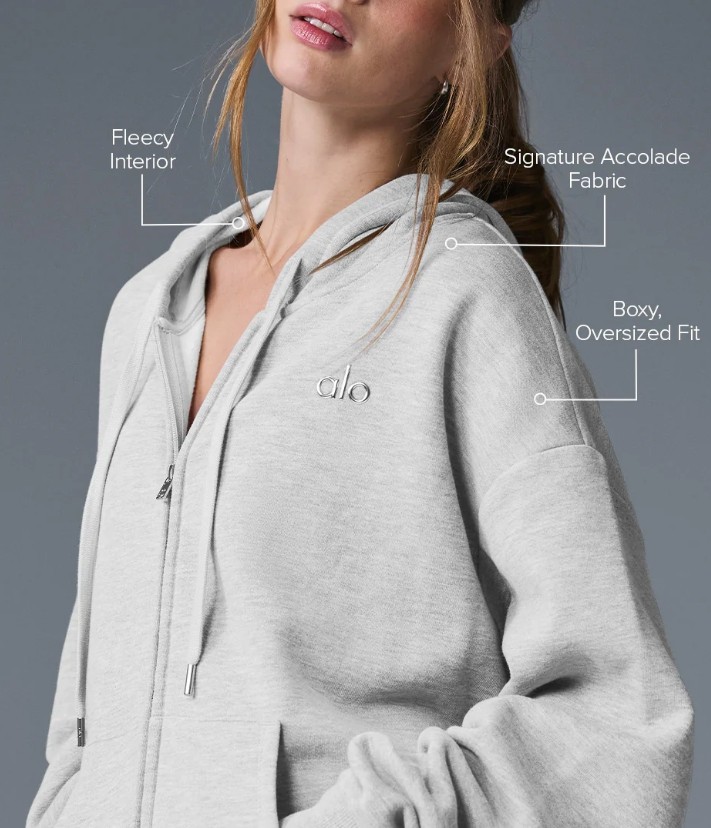 알로 병행수입 후드집업 홍보