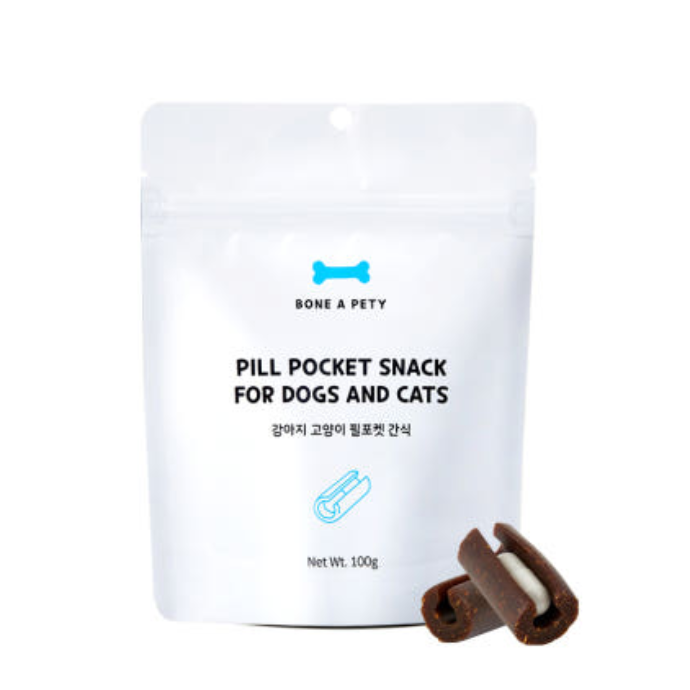 본아페티 강아지 고양이 알약형 영양제 급여용 필포켓 간식 2개