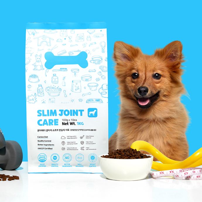 [정가 19,800원] 본아페티 슬림앤조인트케어 강아지 소프트 기능성 오리 사료 블로그 체험단 모집