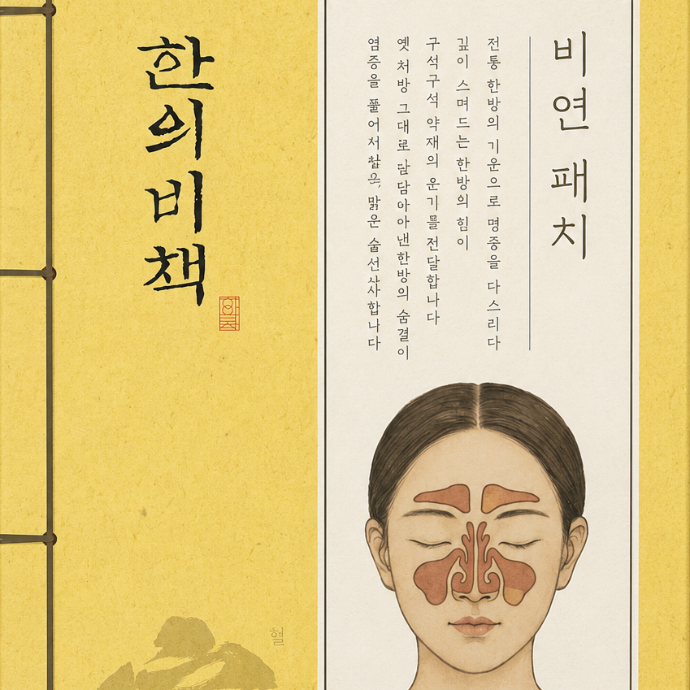 한의비책 신제품 비염치료패치 체험단 모집