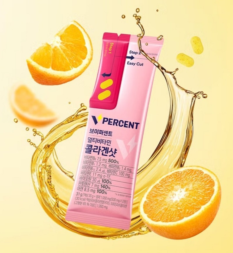 종근당 브이퍼센트(제품 5종)을 다이소에 방문, 직접 구매하여 컨텐츠를 제작해 주세요.