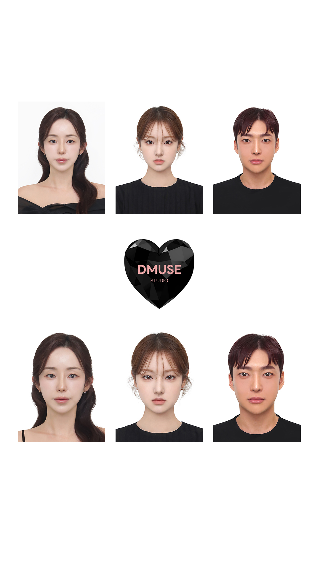 대구 수성구 만촌동 소재 디뮤즈스튜디오에서 6만원 상당의 여권사진 + 증명사진 패키지 체험단을 모집합니다! 