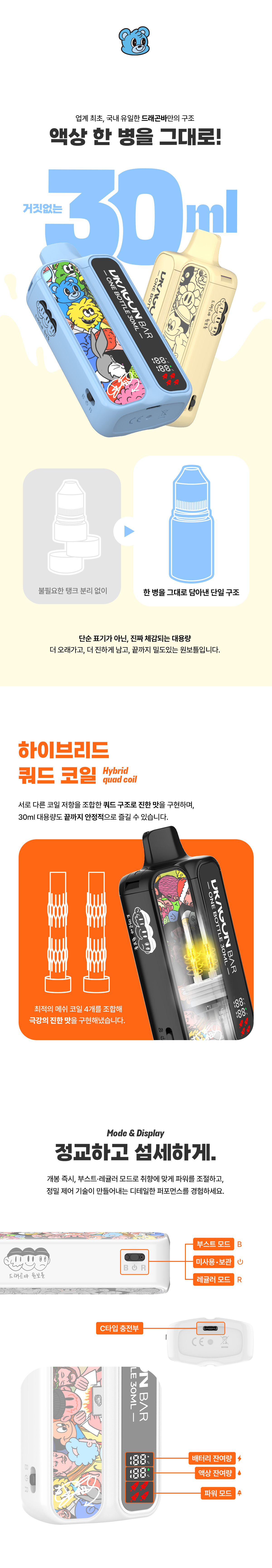 드래곤바 원보틀 30ml 사용 후, 실감나는 사용자 리뷰 콘텐츠가 확산되는 것이 목표 입니다. 


