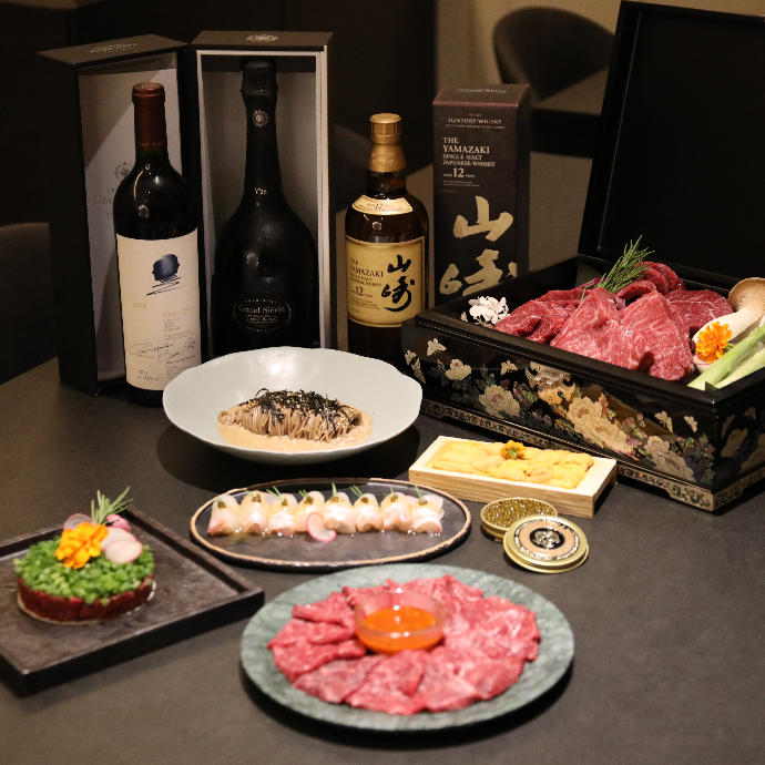 한우모듬 2인 제공