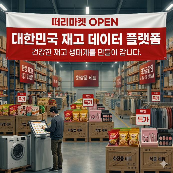 떠리마켓 사이트 오픈 홍보 캠페인