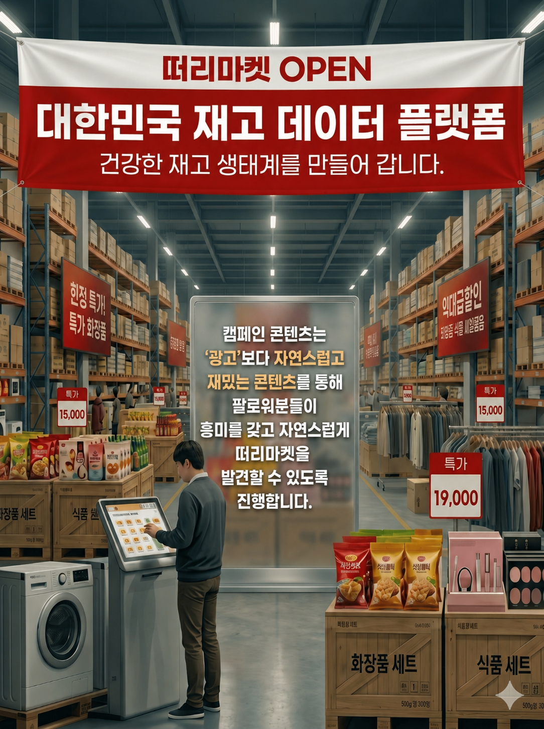 이번 콘텐츠는
“광고”보다 자연스럽고 재밌는 콘텐츠를 통해
팔로워분들이 흥미를 갖고
자연스럽게 떠리마켓을 발견할 수 있도록 진행합니다.