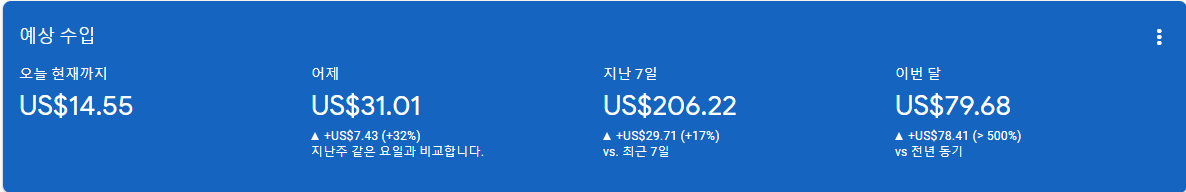 애드센스-수익인증